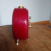 Jaz mechanical awakening late 60s burgundy red and gold
