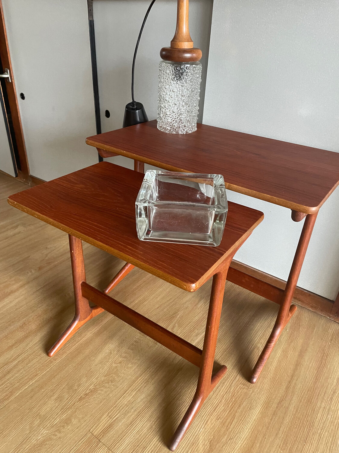 2 Danish nesting tables