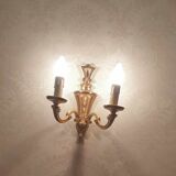 Brass wall lamp