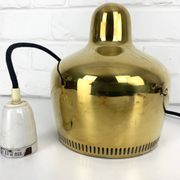 Golden Bell brass pendant light Alvar Aalto Louis Poulsen, Denmark 1950s