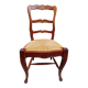 6 cherry wood chairs in Louis XV style