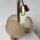 Shell and brass chandelier from the 70s