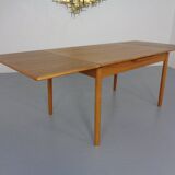 Large Danish Teak Extendable Dining Table, 1960s