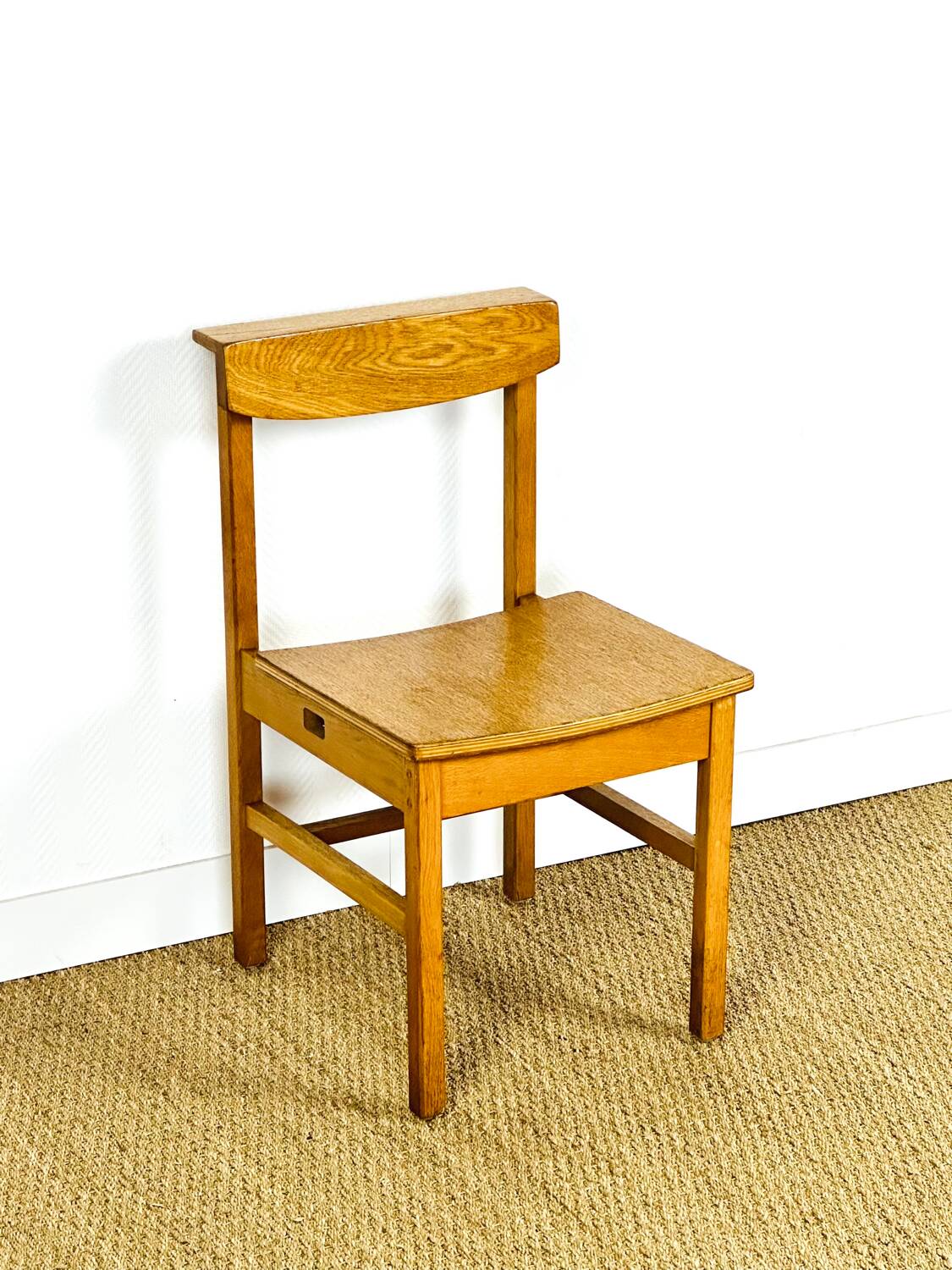6 vintage oak chairs from the 1960s