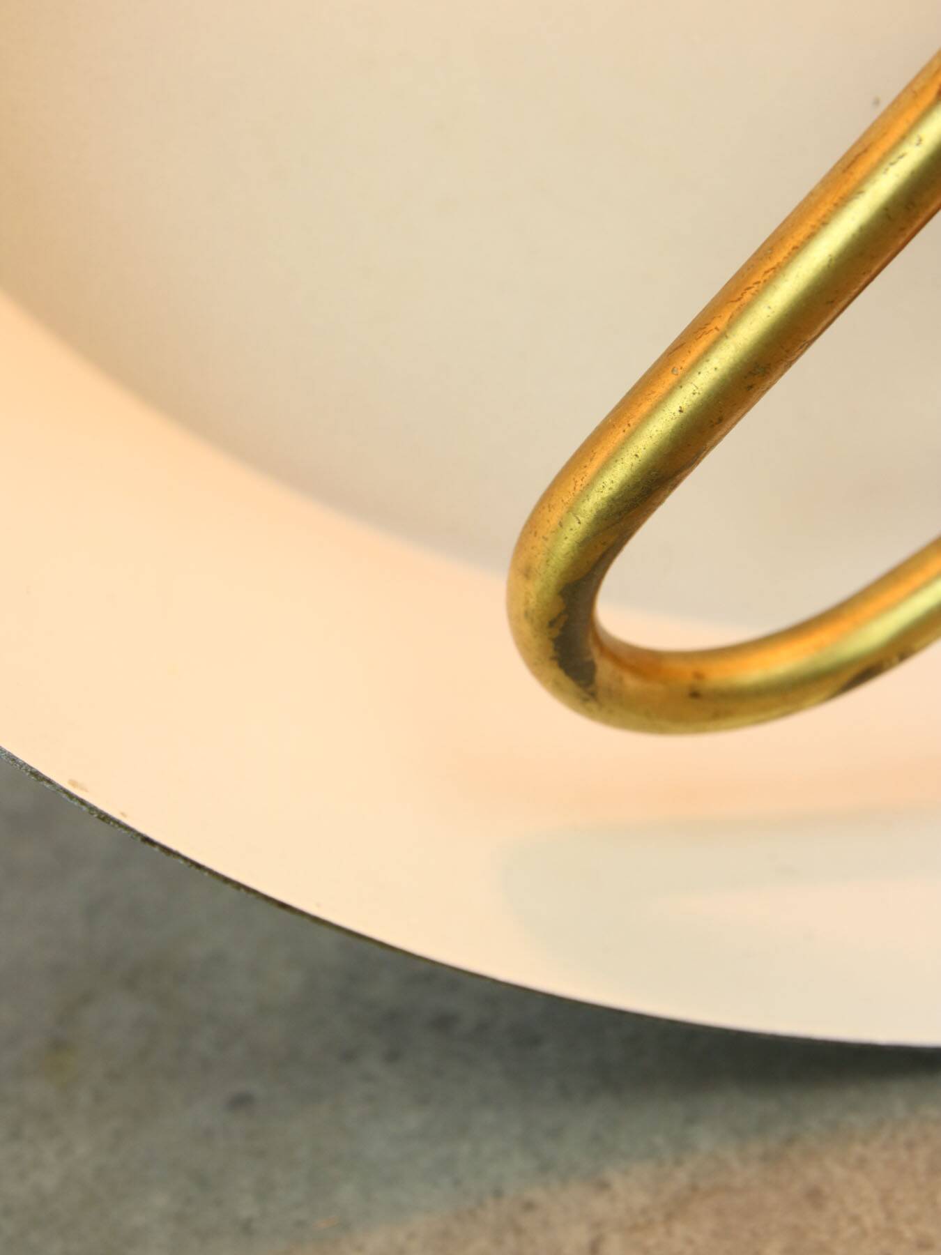 Mid-Century Black & Brass Table Lamp from Kamenický Šenov