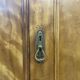 19th-century Victorian wardrobe in light mahogany - dismountable