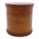 Round wooden box
