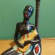 Vintage ceramic lamp 60's african