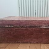 Old travel trunk early twentieth century