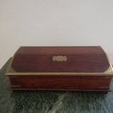 Mahogany travel writing case