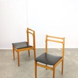 Vintage Chairs in style of Gio Ponti, 1970, set of 4