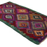 Anatolian handmade kilim rug 291 cm x 148 cm