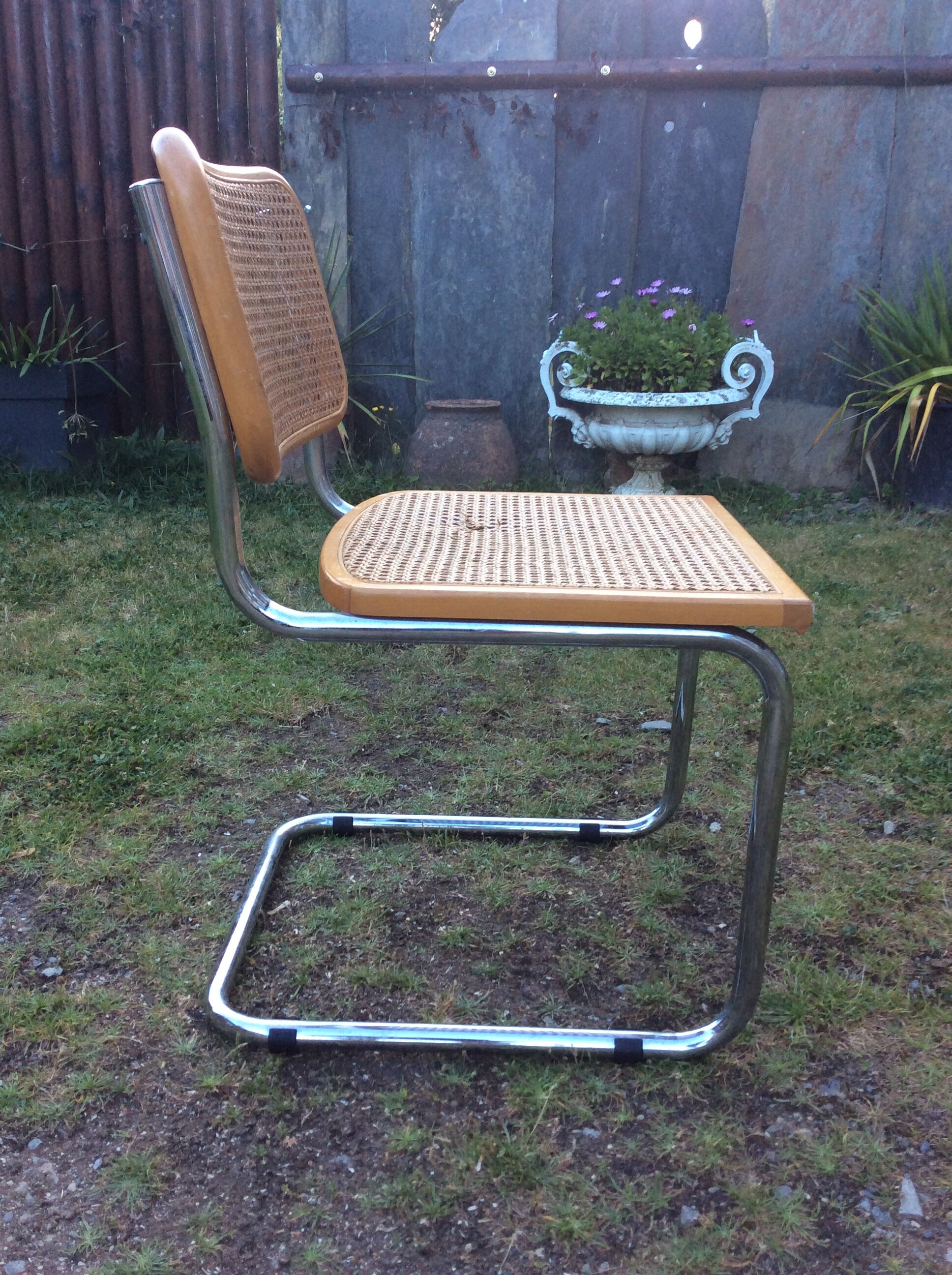 Vintage chair cannée Cesca Marcel Breuer B32