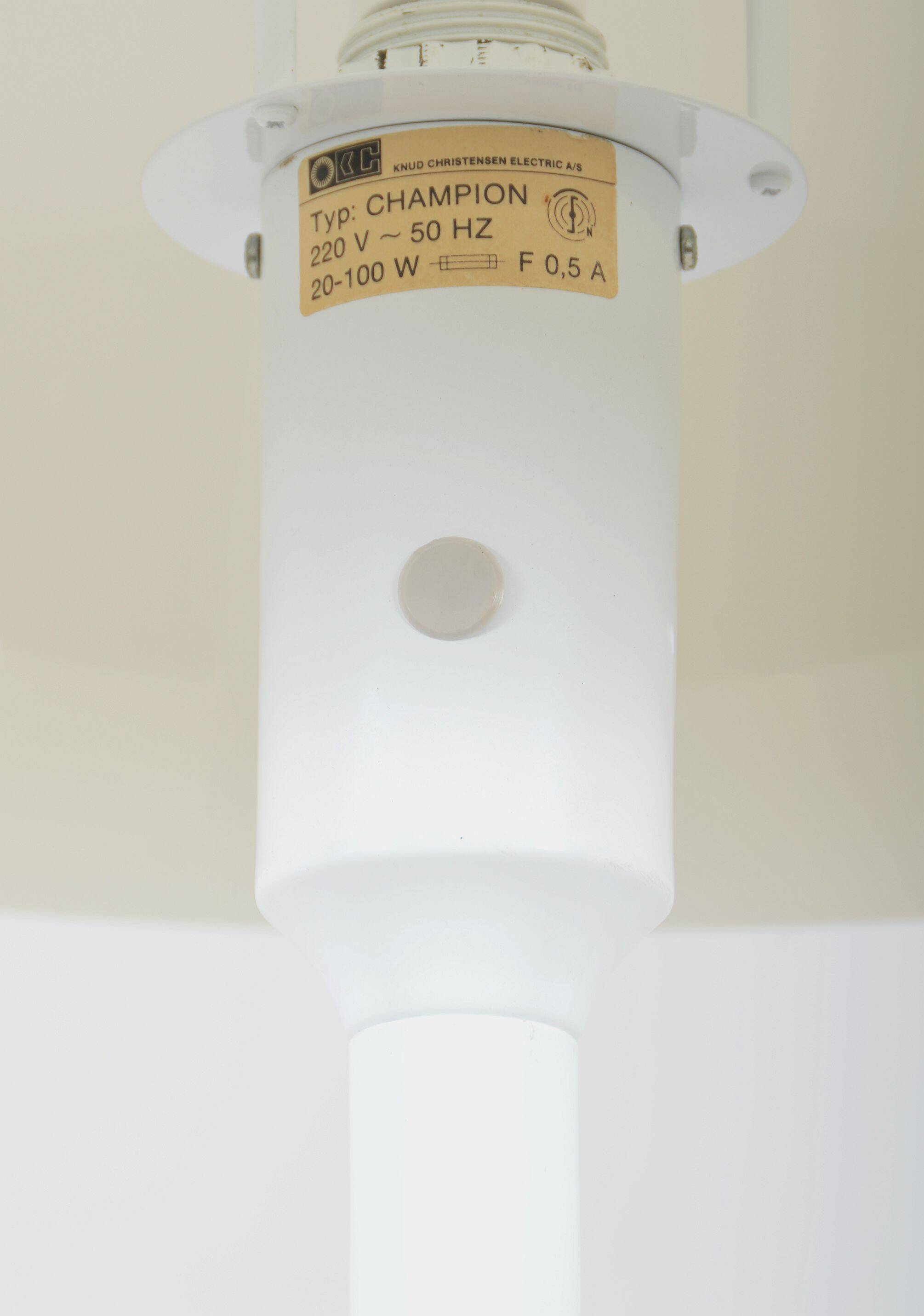 Danish Champion floor lamp designed by Knud Christensen, 1970