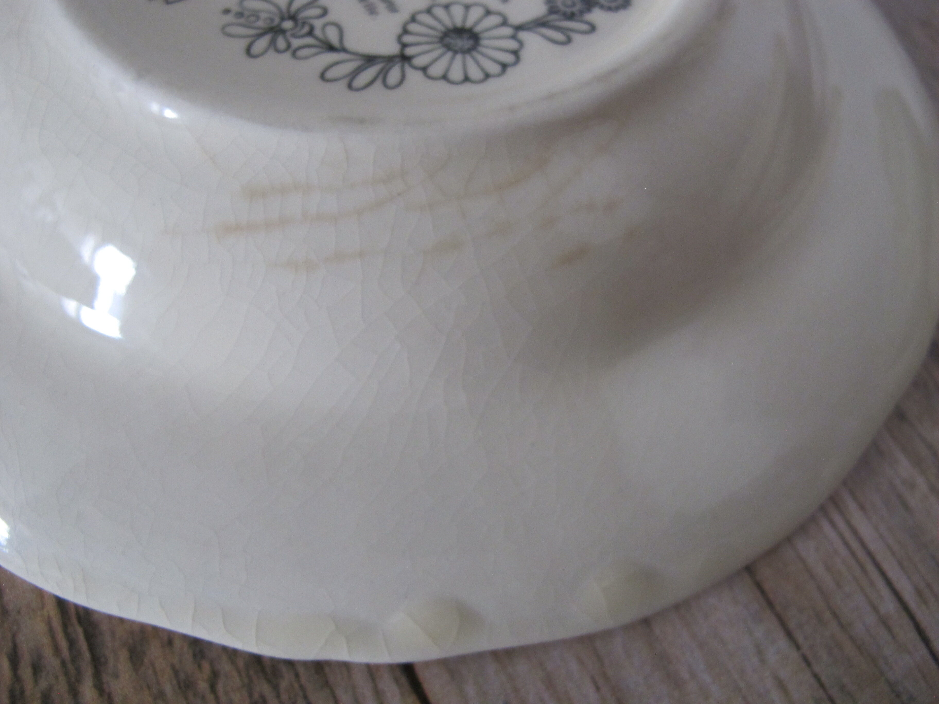 Lot 6 assiettes Gien Pont aux Choux