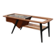 Coffee Table model 210, teak wood and ceramic,by Alfred Hendrickx, Belform
