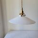 Duo de suspensions en opaline blanche