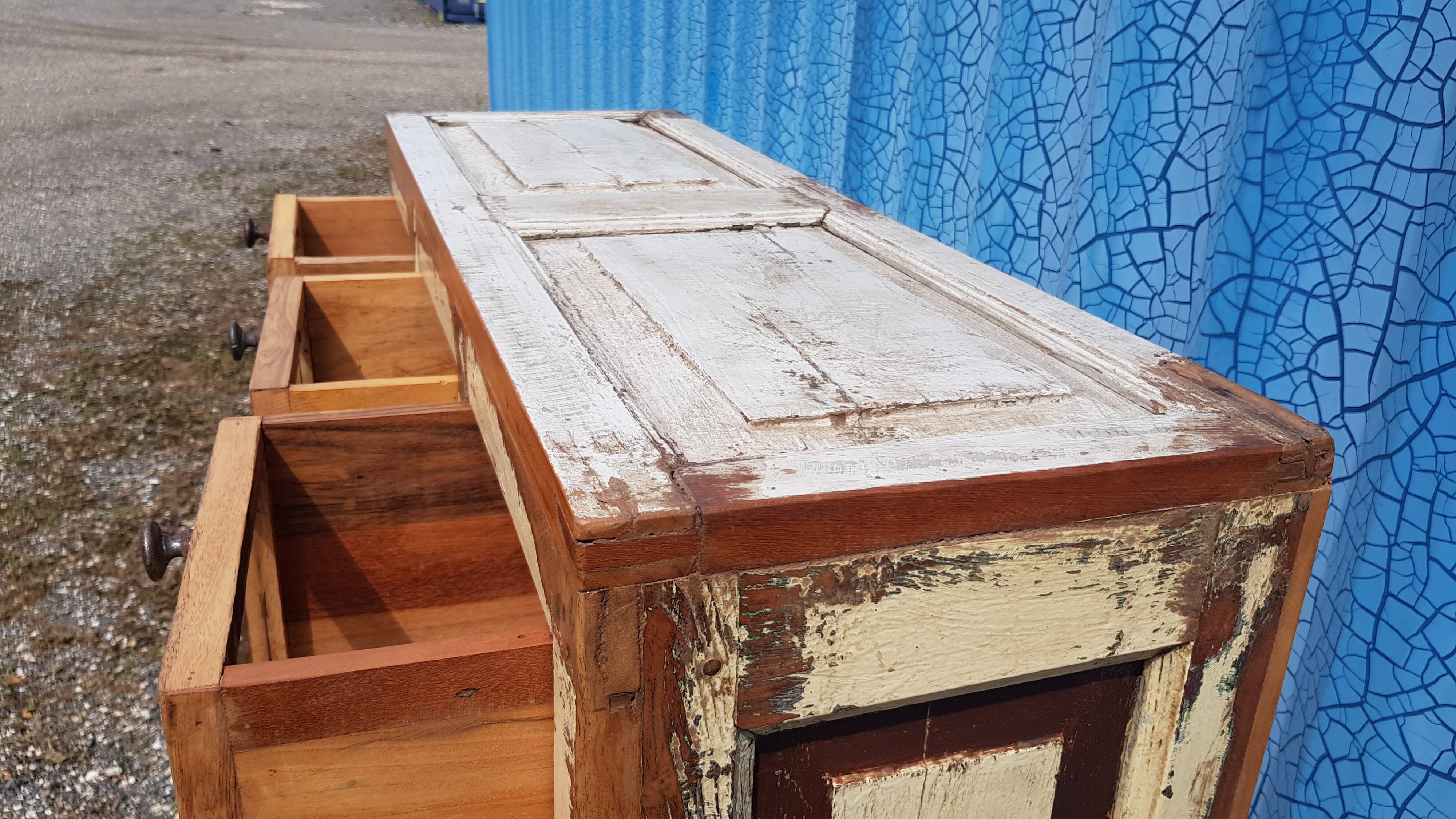 Merchant furniture - chest of drawers with 12 teak drawers