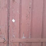 Pair of old openwork shutters