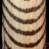 Sculture léopard bois type asiatique ancienne