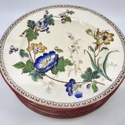Victorian plate set by Brownfield & Sons model "Texas" England 1880