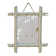 Miroir bambou patiné