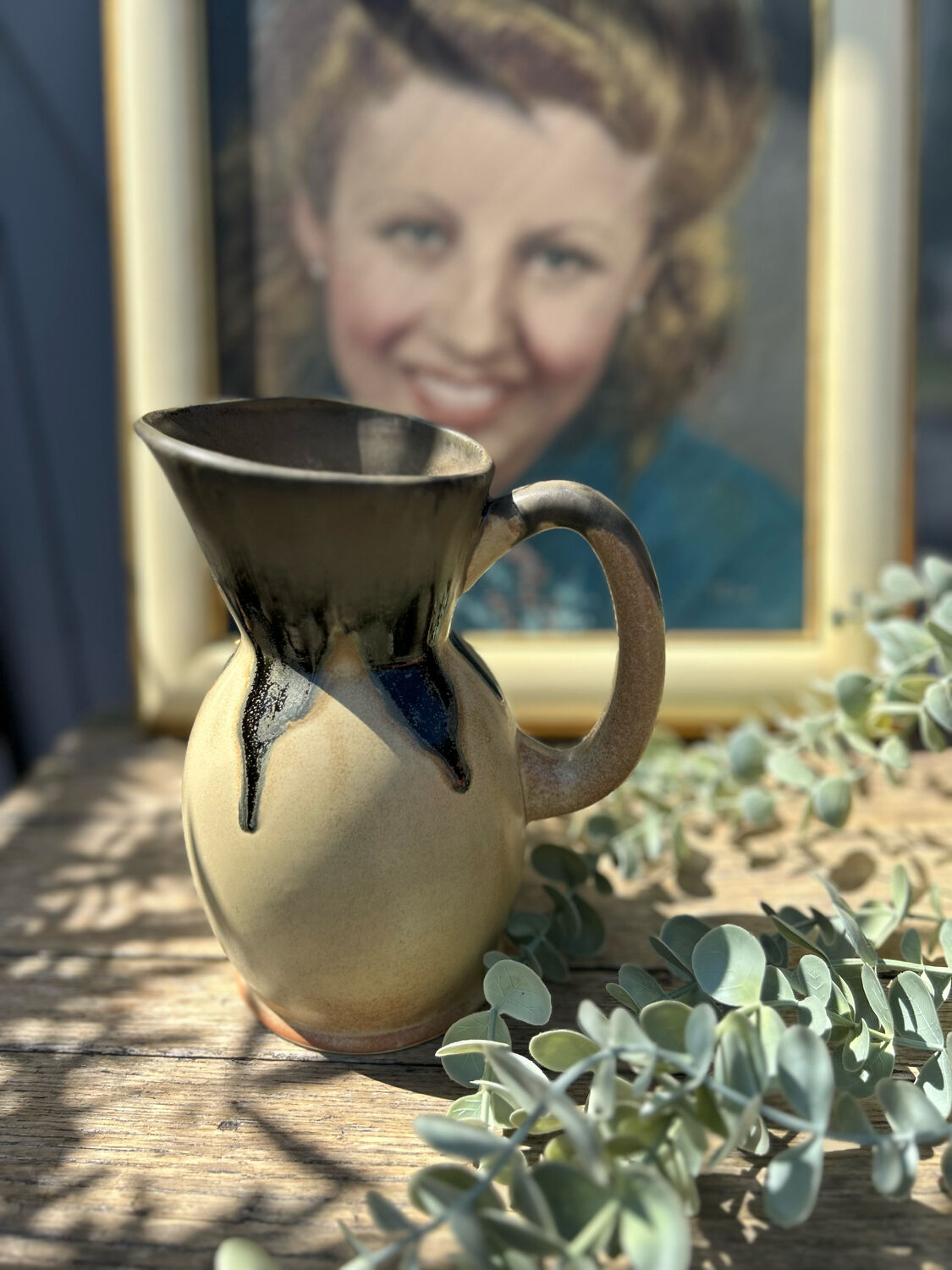 Vintage ceramic pitcher