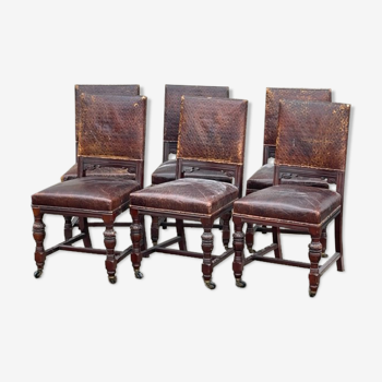 Series of 6 chairs