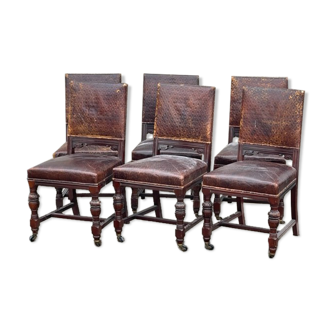 Series of 6 chairs