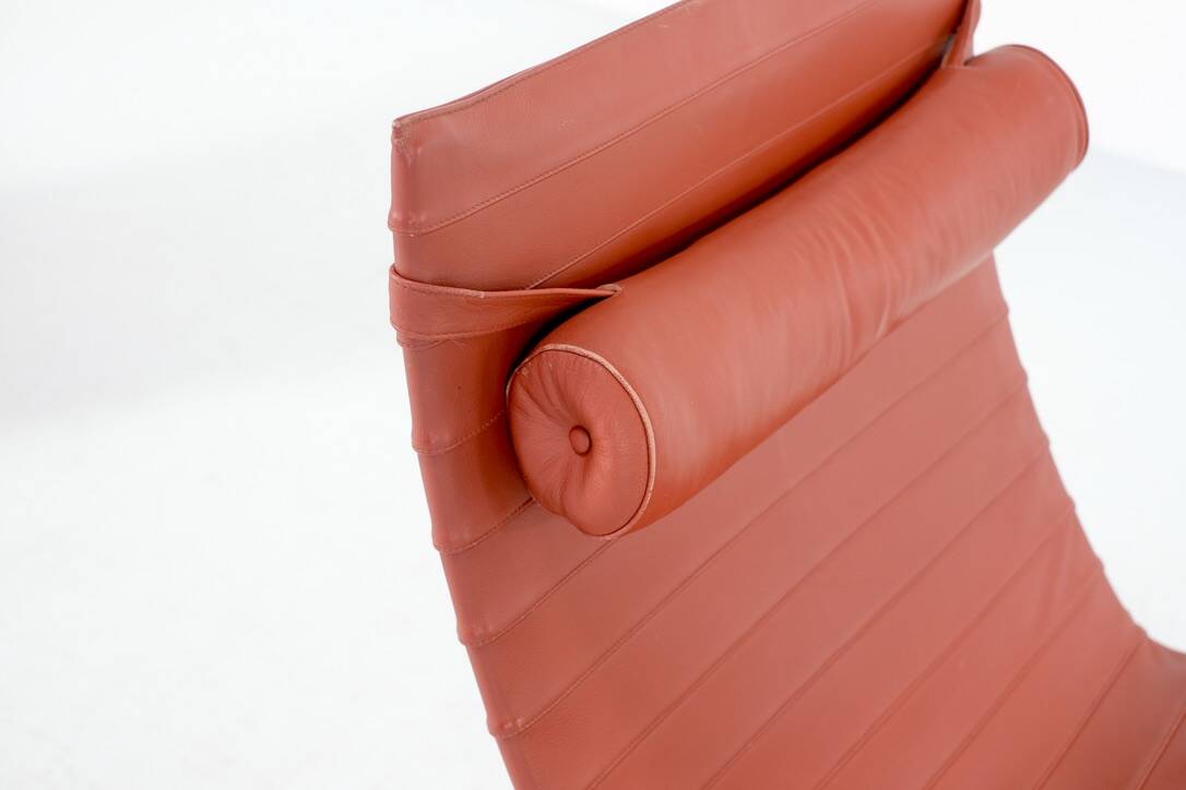 PK20 leather armchairs by Poul Kjaerhom for Fritz Hansen, Denmark 1968.