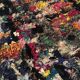 Moroccan Berber carpet Boucherouite 194x128cm