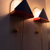 IKEA Stoja wall lamp in Memphis style - Ettore Sottsass - 1980s