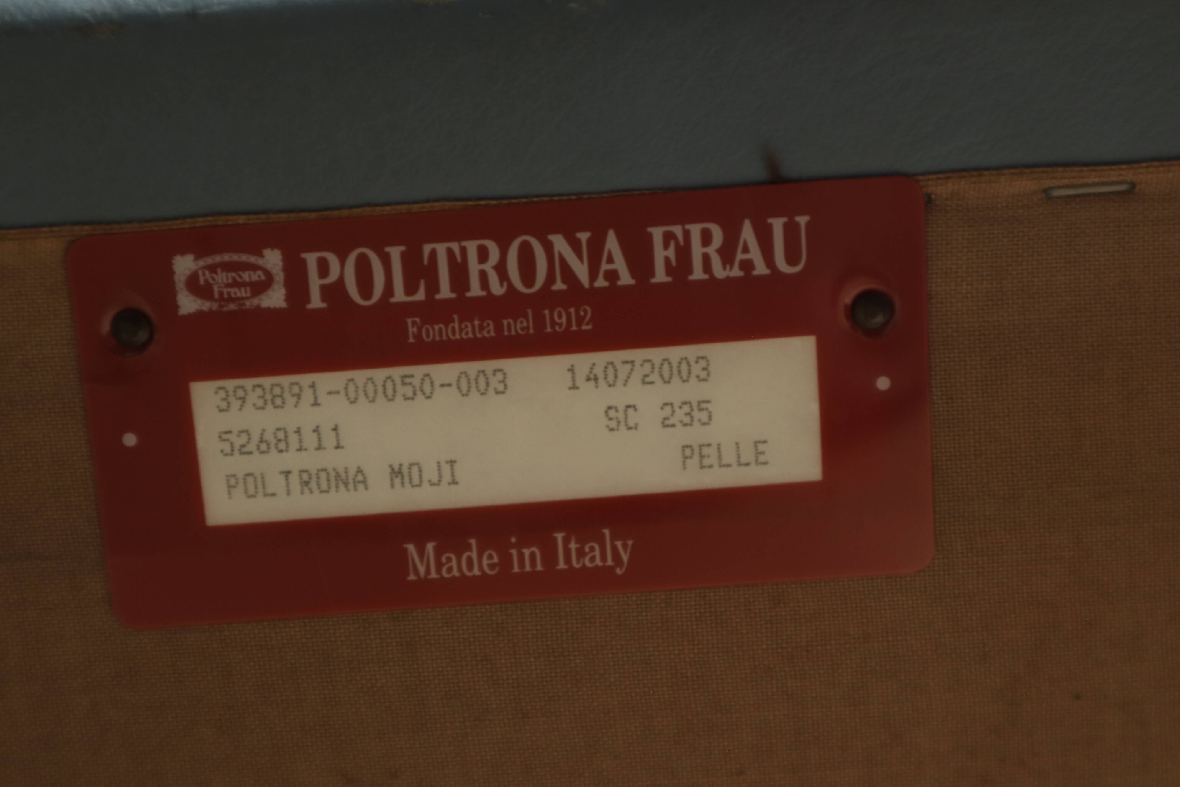 Paire de fauteuils « Moji » de Shigeru Uchida pour Poltrona Frau