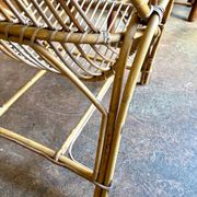 Fauteuil en rotin années 1960 n° 2