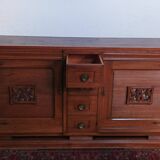 Art Deco Walnut Sideboard Buffet