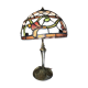 Lamp signed Georges Leleu era Art Nouveau Tiffany hat