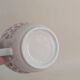 Set of 4 red ceramic mugs