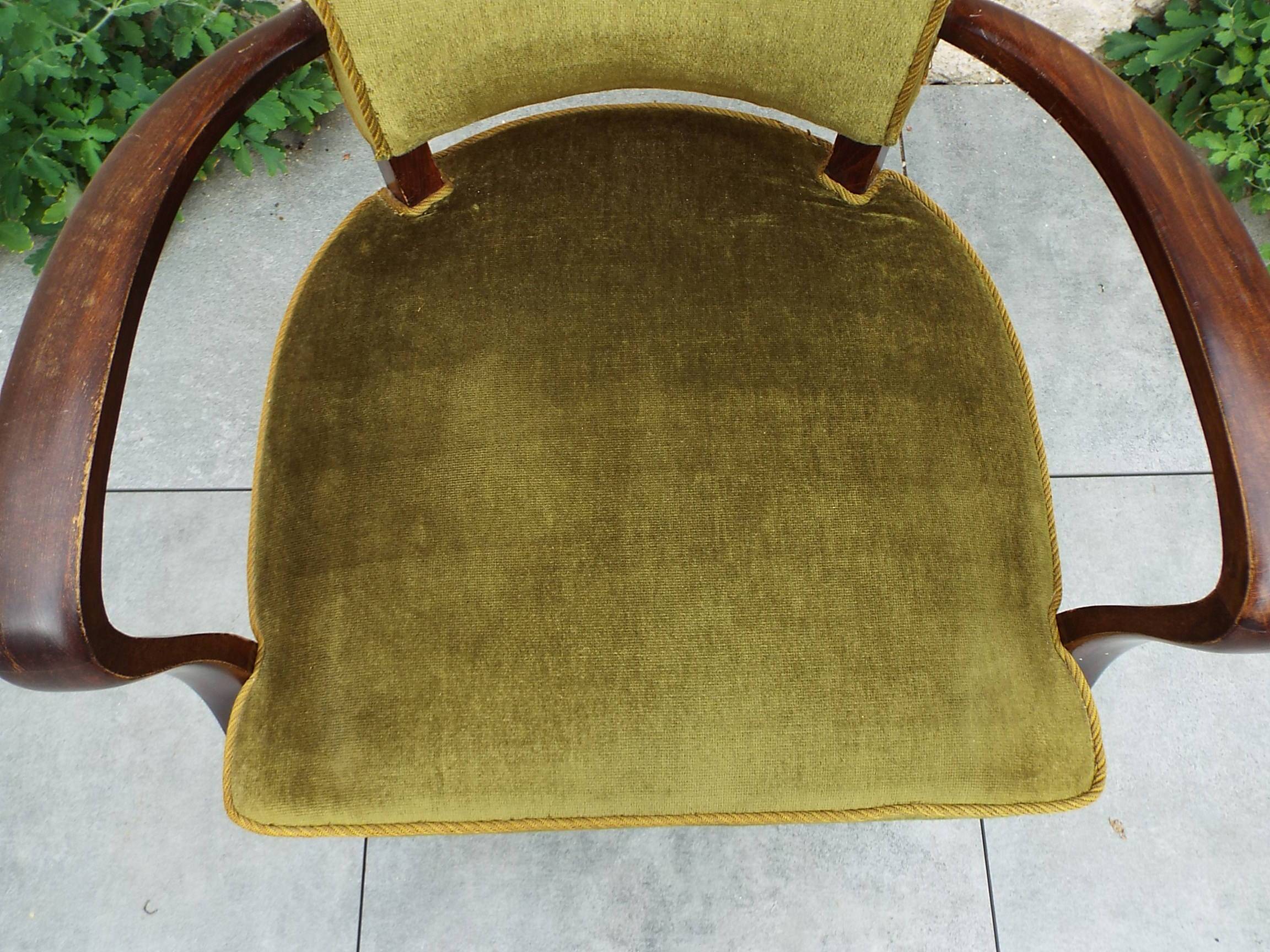 Fauteuil bridge art déco