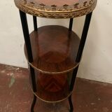 Saddle Napoleon III has three trays in marquetry XX century