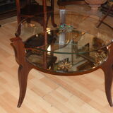 Coffee table pedestal table art deco 1930-1940