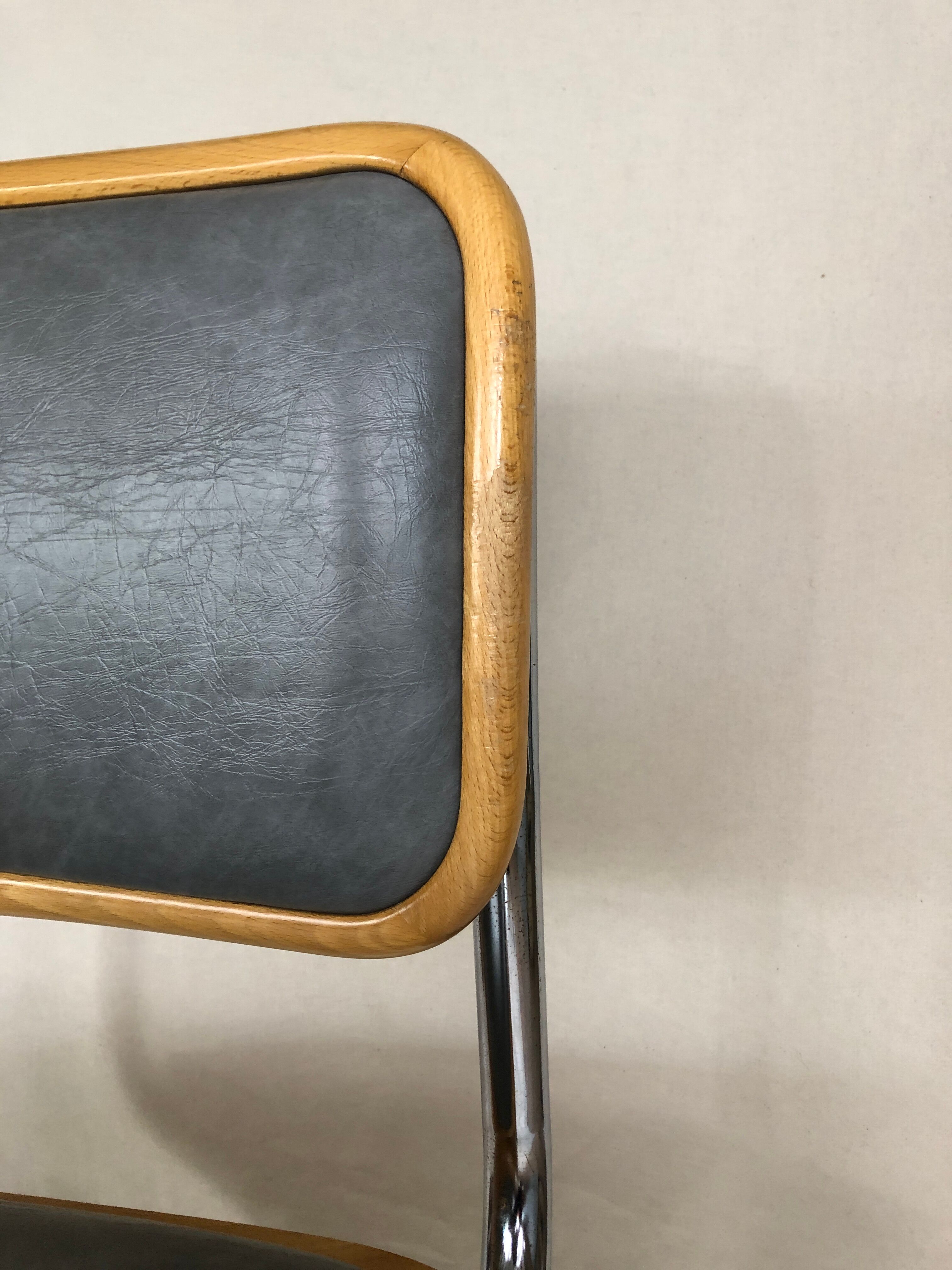 Pair of chairs b32 Marcel Breuer Made in Italy