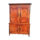 Buffet Two Bodies In Moulded Oak From 19th century