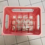 Evian bottle rack