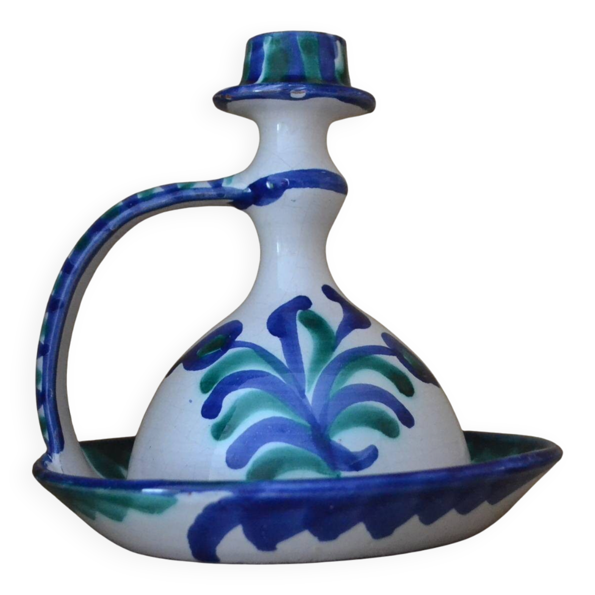 Spanish candlestick hand-painted