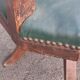 Fauteuil de bureau ancien administratif pivotant vintage