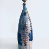 Mid-Century Design Art Studio Ceramic Table Lamp by Cacf Faenza, Italy, 1950s