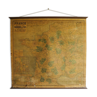 Carte chemins de fer taride