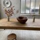 XL thuja root wooden dish