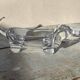 Vide-poche chien teckel cristal art Vannes Le Chatel