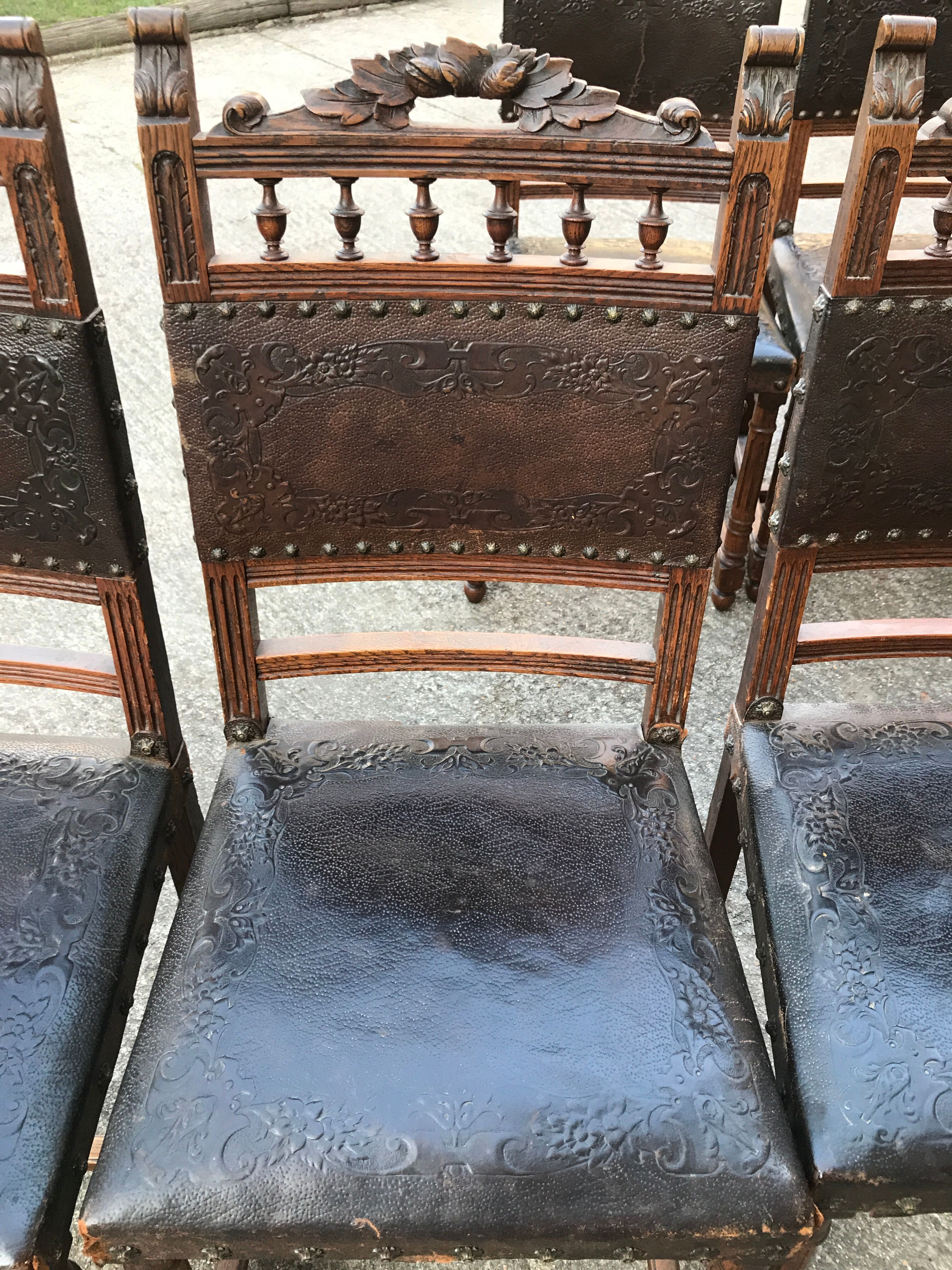 Six chairs Henry II
